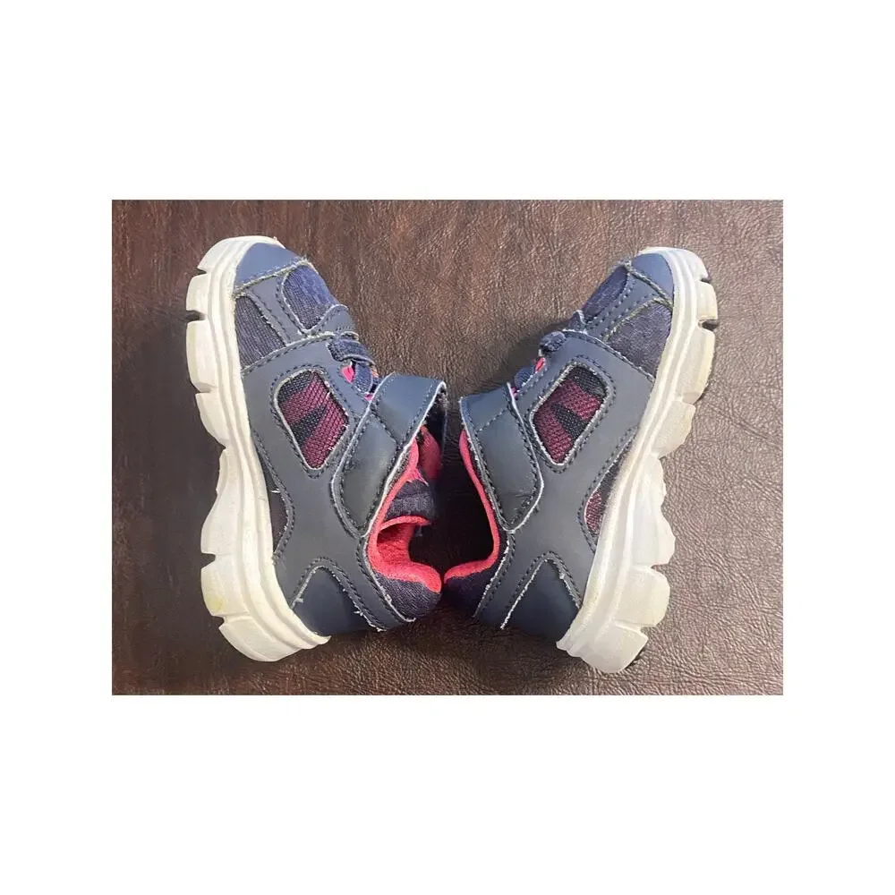 Nike‎ Toddler Girls Sneakers Black Pink White Size 3C Baby Shoes Playground - Picture 4 of 8